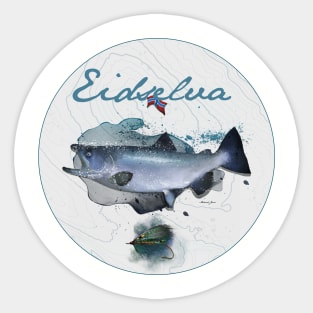 Eidselva Norway Sticker